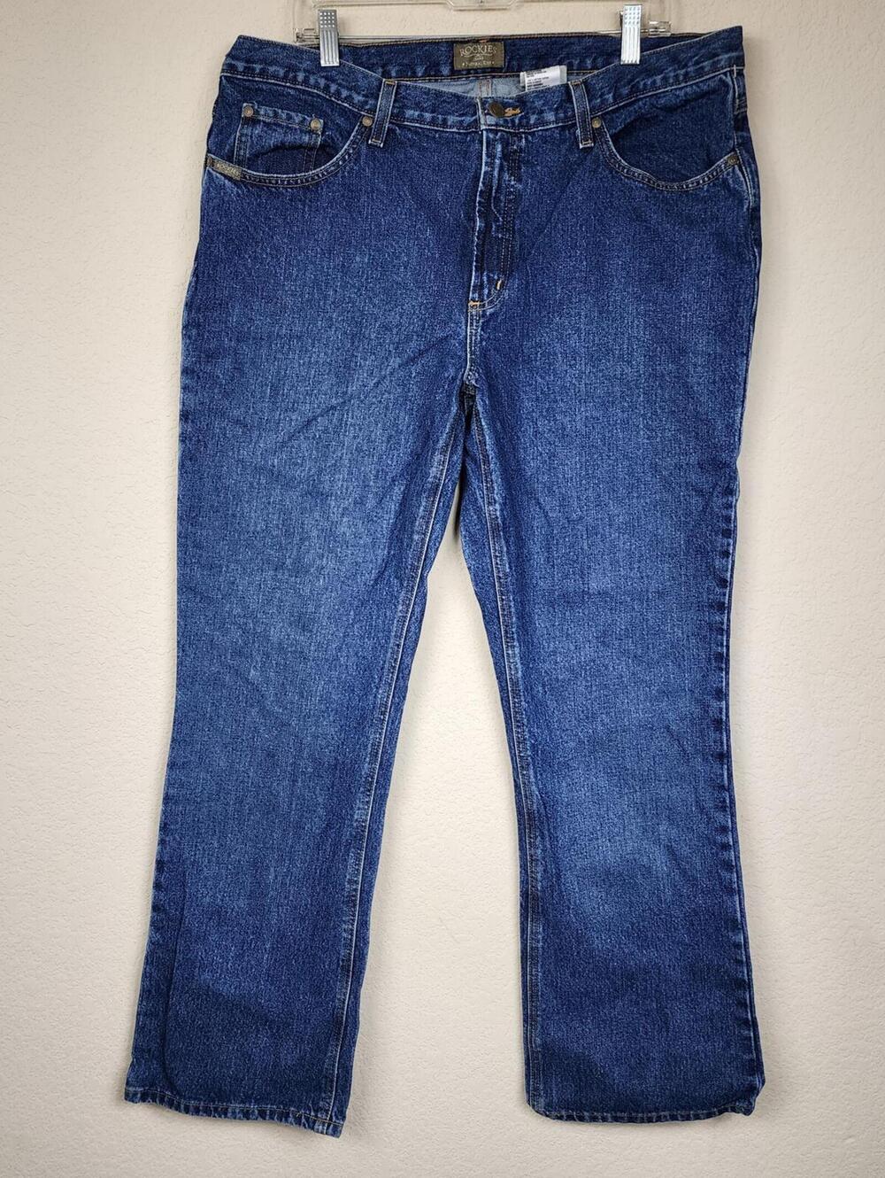 100% Cotton Rockies Natural Rise Relaxed Fit Jeans Size 20R